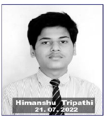 Himanshu Tripathi  1st ranker
